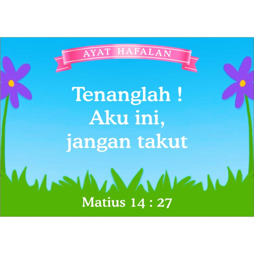 Tuhan Yesus Berjalan Di Atas Air Buku Komik Cerita Alkitab Anak Sekolah Minggu Shopee Indonesia