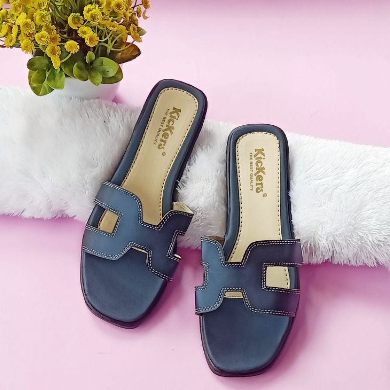 sandal Kickers wanita/sandal selop wanita