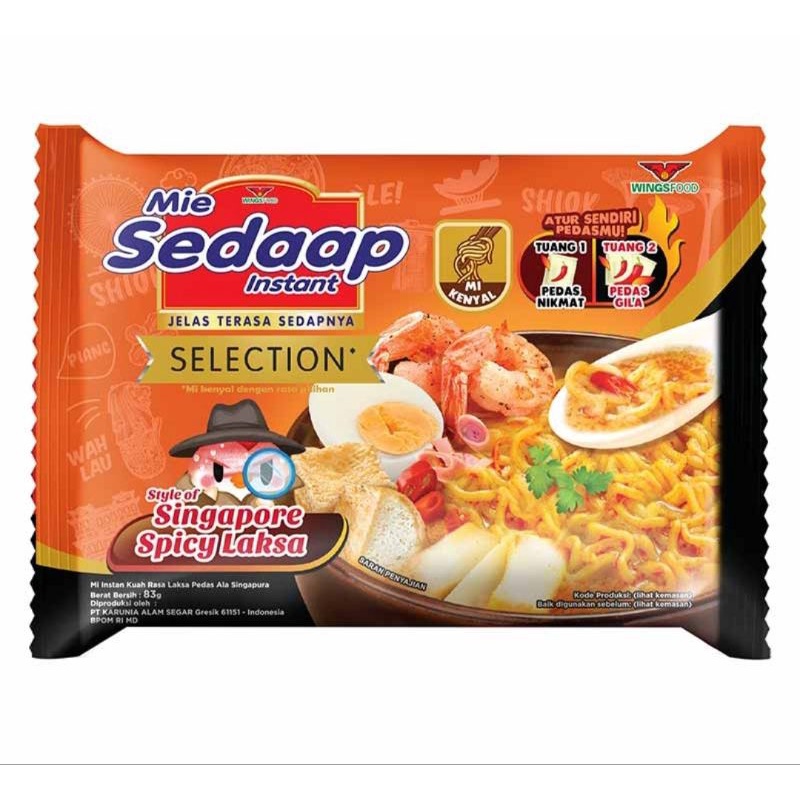 

mie sedaap Singapore spicy laksa