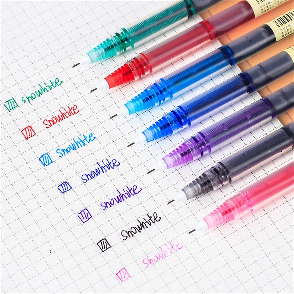 【COD Tangding】T16 Pen Gel Rollerball Lurus 0.5mm Multi Warna