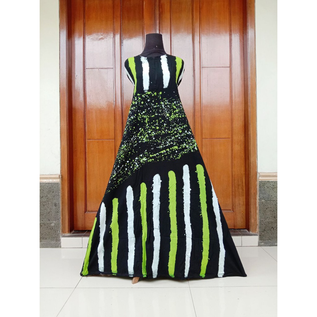 Gamis Rayon Tebal all size Bahan Tebal Premium Rayon Abstrak Pekalongan TERLARIS