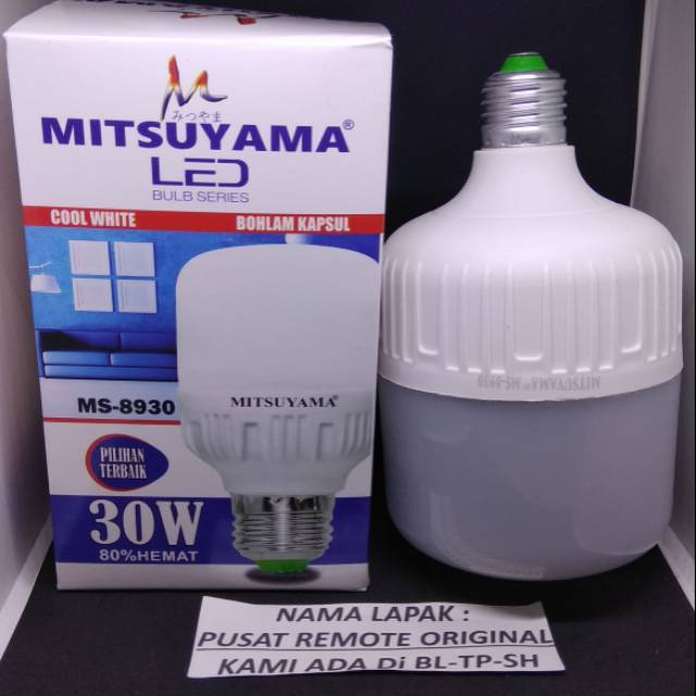 BOHLAM LAMPU LED MITSUYAMA 30W 30 WATT ORIGINAL | Shopee Indonesia