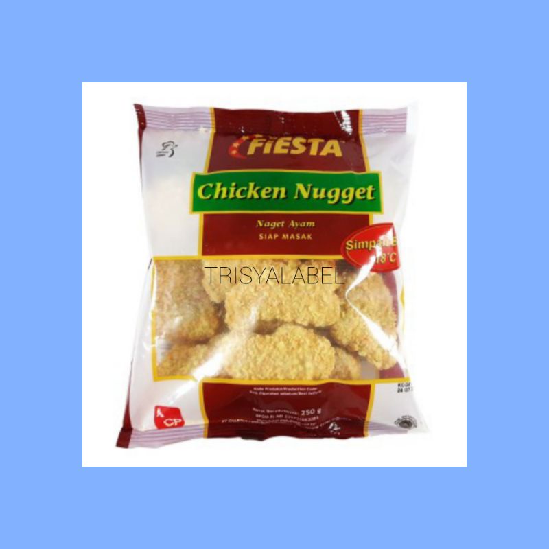 

500gr Fiesta Chicken Nugget | Frozen Food | TRISYALABEL