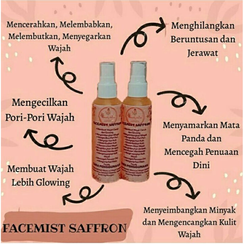 FACE MIST SAFFRON BPOM VLOOWLESS

