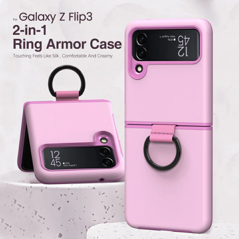 Cover Samsung Galaxy Z Flip3 5G Flip 3 Armor Case With Ring Removable