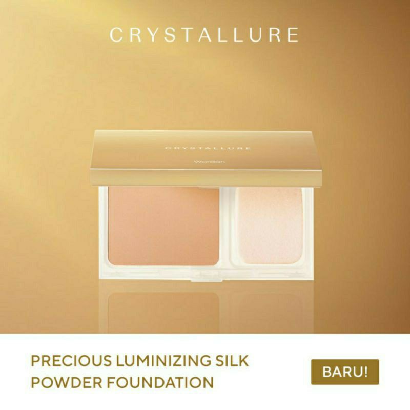 WARDAH CRYSTALLURE PRECIOUS LUMINIZING SILK POWDER FOUNDATION