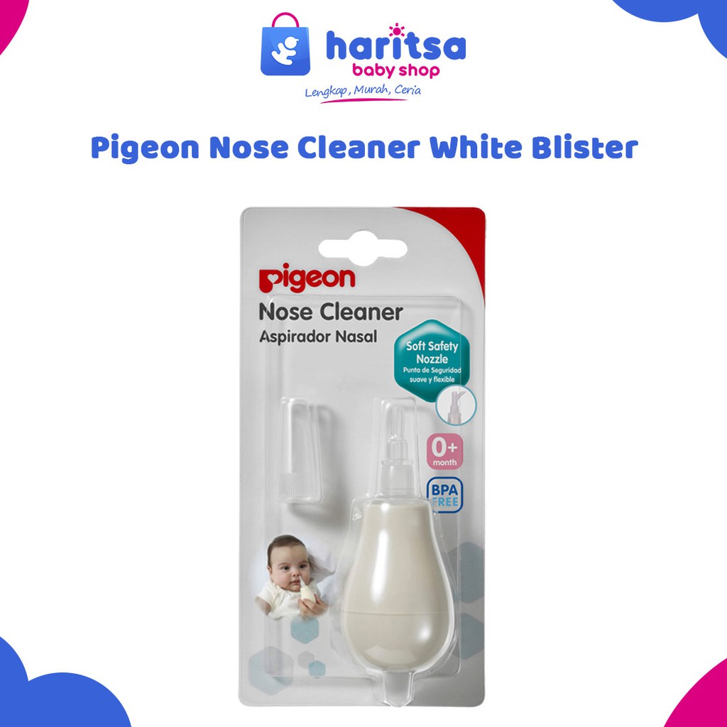 Pigeon Nose Cleaner White Blister / Pembersih Hidung Bayi / Sedotan Pembersih Hidung Bayi Anak Ingus Lendir Nose Cleaner Nasal Aspirator