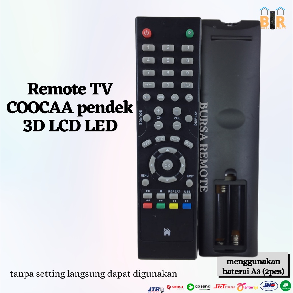 Remote COOCAA LCD LED 320E20W 32E21W pdk tanpa setting