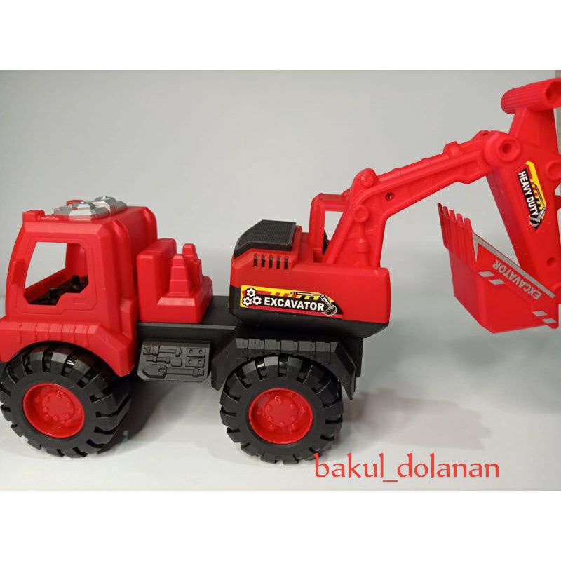 MAINAN ANAK CEWEK COWOK PEREMPUAN LAKI LAKI MOBIL BEKO EXCAVATOR AK