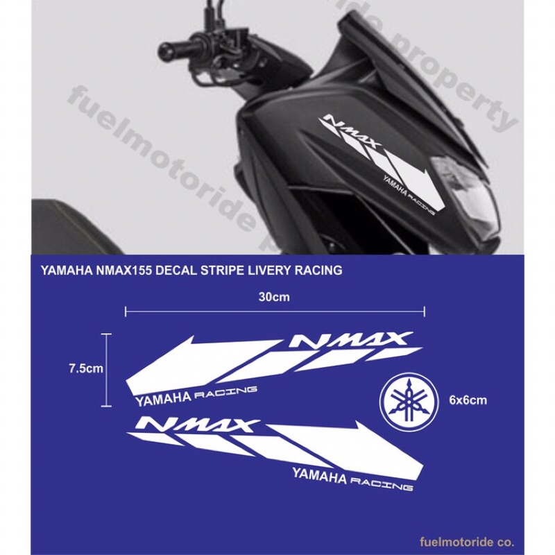 sticker motor sticker cutting motor nmax