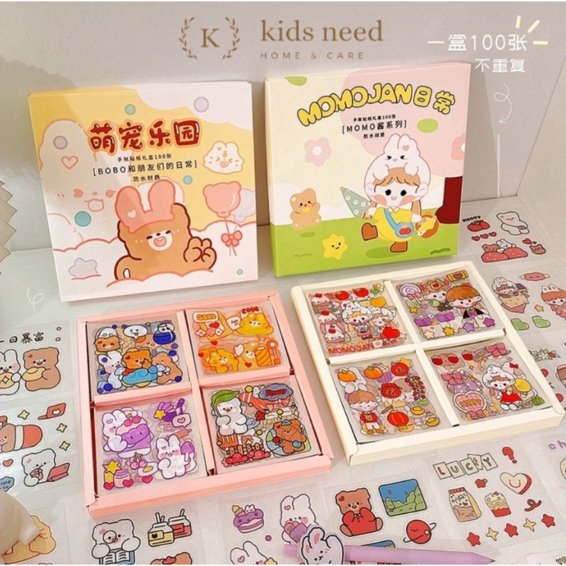 

(1 lembar)TELADO stiker Aesthetic Design DIY/Stiker Anti Air Botol Hp Laptop Lucu/Buku Diary Stiker Motif