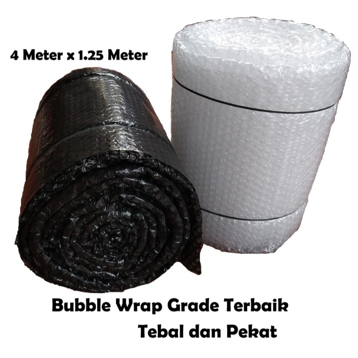 

Bubble wrap 4meter X 1.25 meter bungkus biru grade terbaik