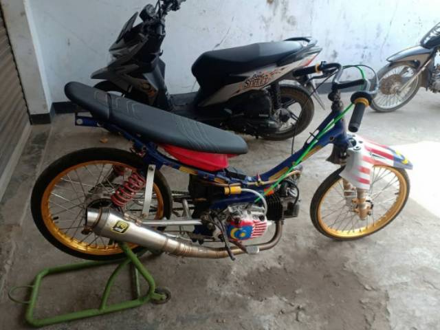 KNALPOT ROB1 JUPITER bebek 200cc sleep engine