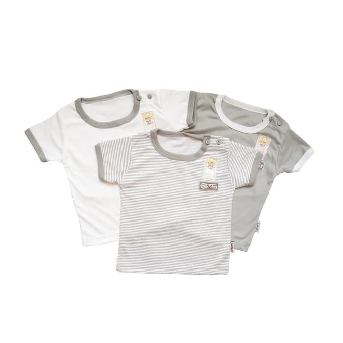  Baju  Bayi  Fluffy  Abu S M L 3 12 Bulan Isi 3Pcs 3 6 Bulan 