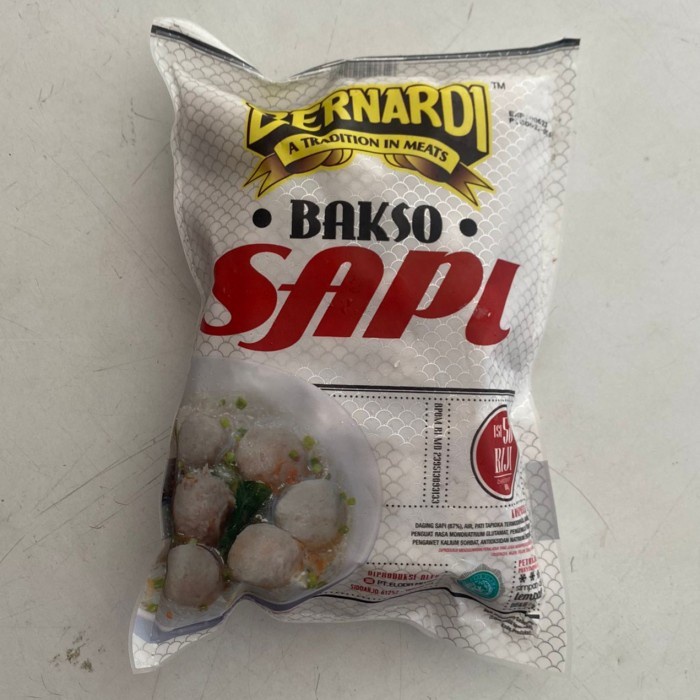 Bernardi Baso / Bakso Sapi Besar (50 Biji) 680 Gram - FROZEN FOOD