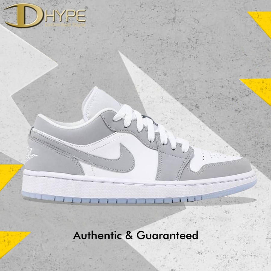 AIR JORDAN 1 LOW WHITE WOLF GREY