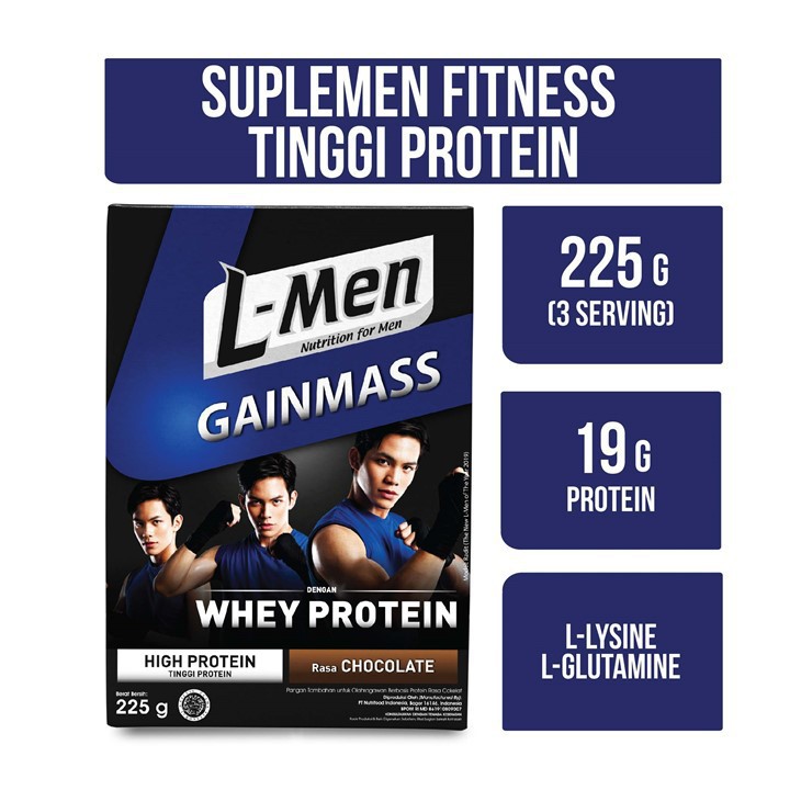 LMEN GAIN MASS WHEY PROTEIN 225GR