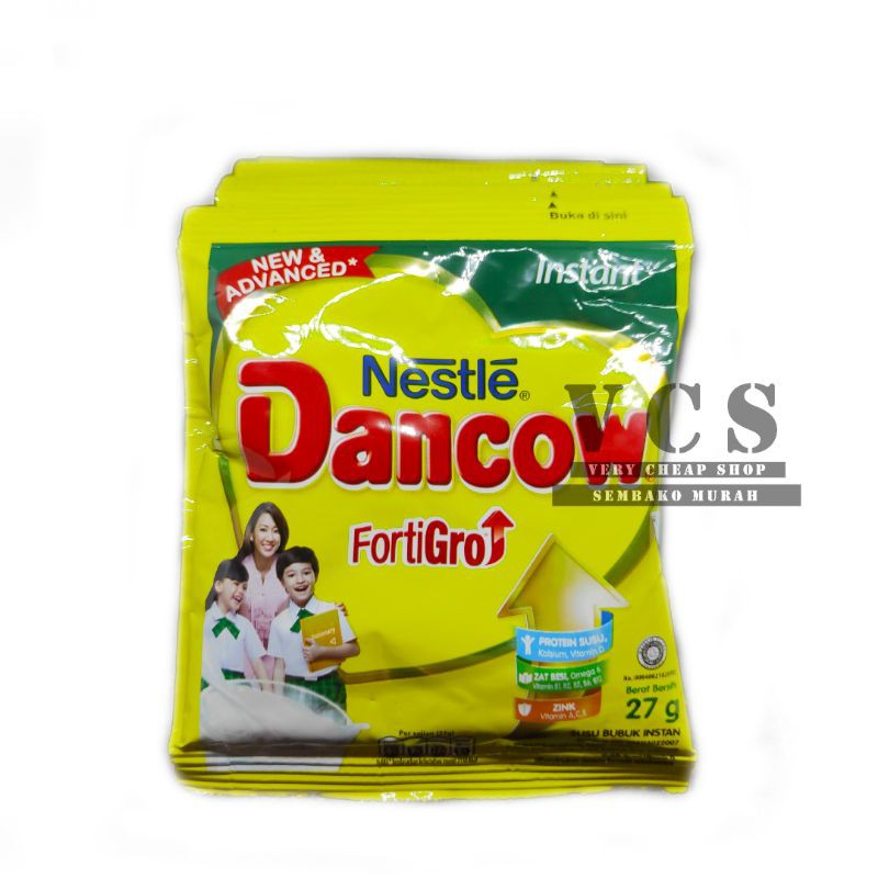 

Susu Dancow FortiGRO Sachet 10 X 27gram / 1 Renceng ORIGINAL