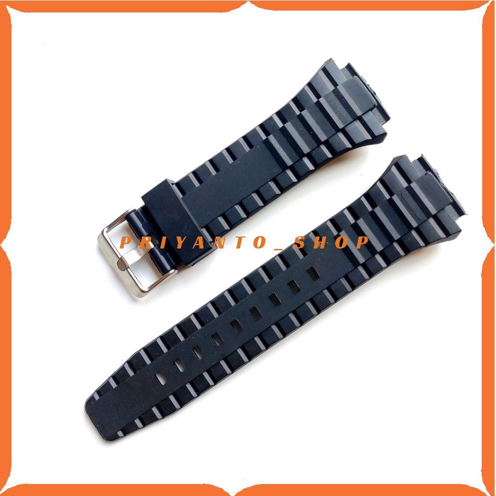 STRAP TALI JAM LS 94 LS94 IYW0094 IYW94 HITAM RUBBER WATCH BREND