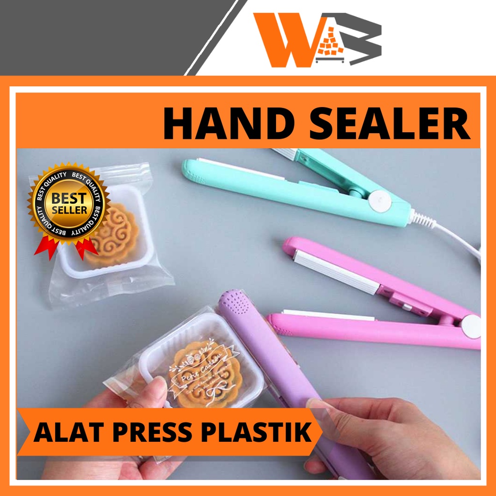 COD Mini Hand Heat Sealer Plastik Sealing Machine 20W Alat Sealer Listrik Perekat Plastik