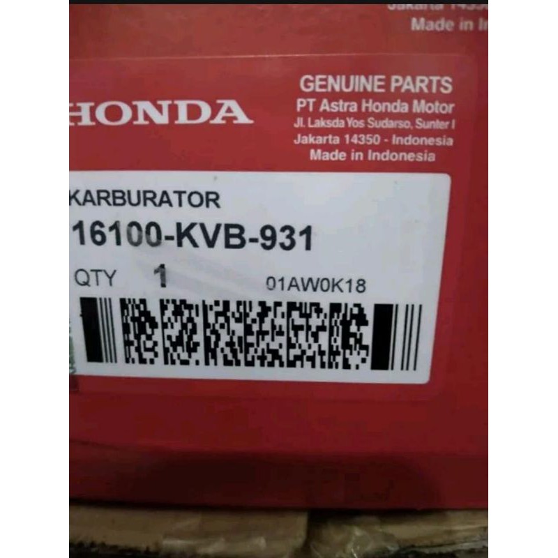 KARBURATOR KARBURATOR VARIO