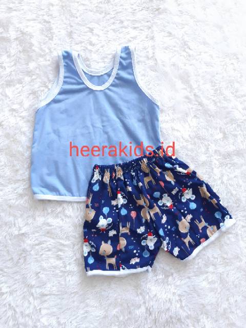 Setelan Anak Model Kutung/Singlet Umur 0-2 Tahun-8
