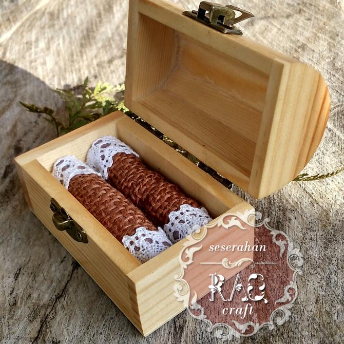 

AKSESORIS PERNIKAHAN KOTAK CINCIN KAYU PERLENGKAPAN PESTA CRAFT