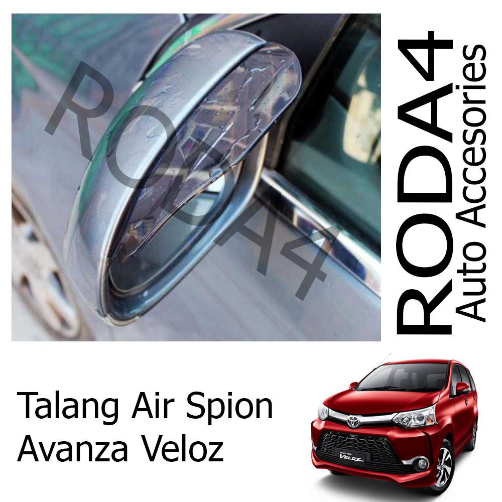 Talang Air / Mika Pelindung Spion Mobil dari Hujan (1 Set Isi 2) All New Veloz