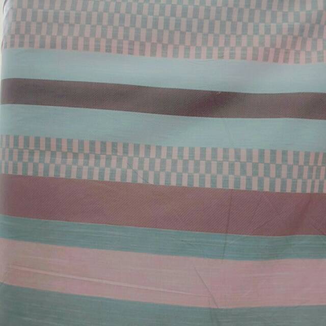 Bahan Kain Sprei |Katun Jepang |Motif garis Kotak kecil