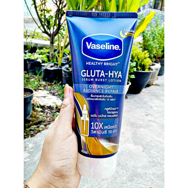 [IMPORT 200ML] Vaseline gluta hya overnight 200ml THAILAND / vaseline healty bright gluta hya overni