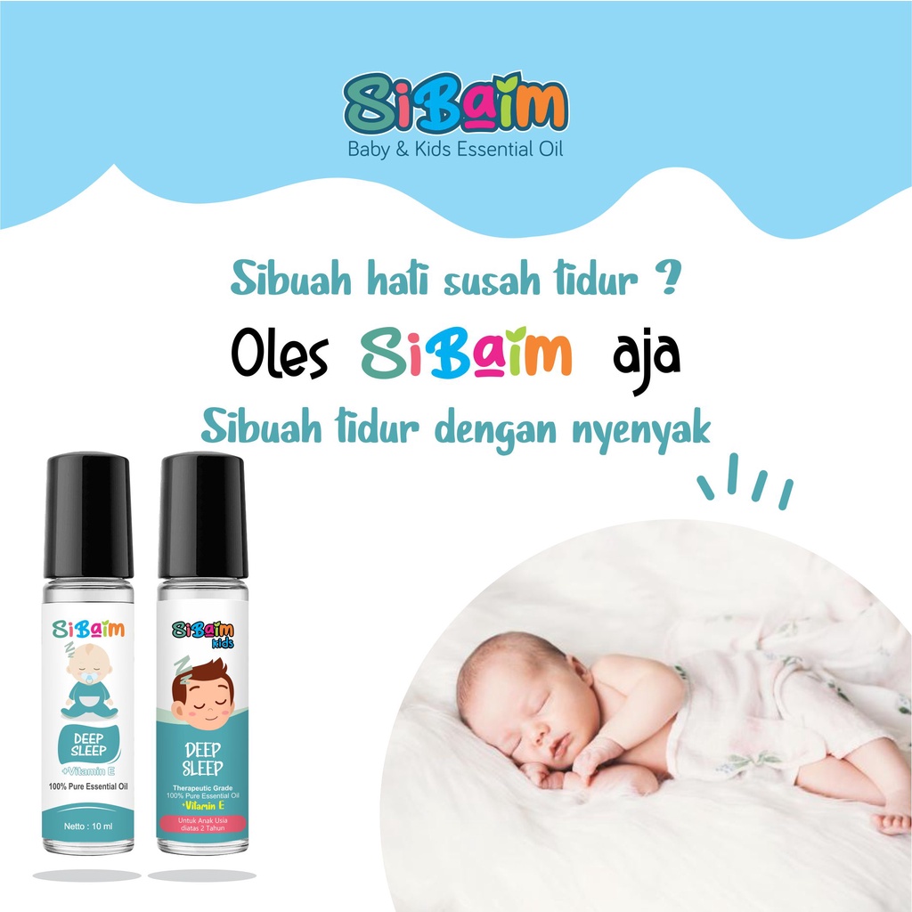 SIBAIM KIDS DEEP SLEEP Essential Oil 10ml by psikopediastore. #Membuat Anak Tidur Nyenyak