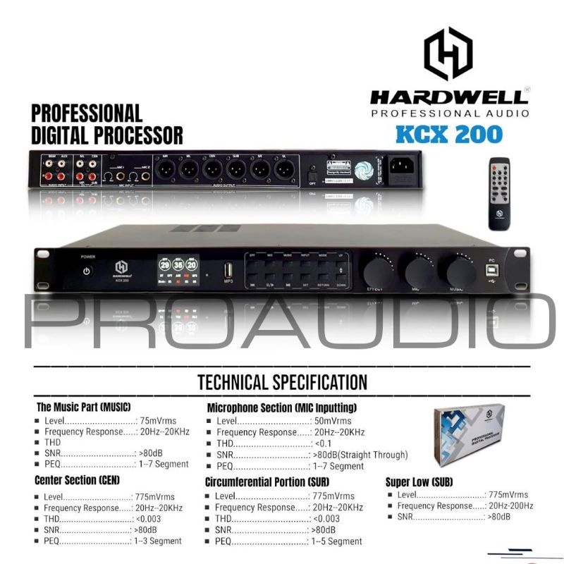 Digital Processor Karaoke Hardwell KCX 200 KCX200 Original Garansi