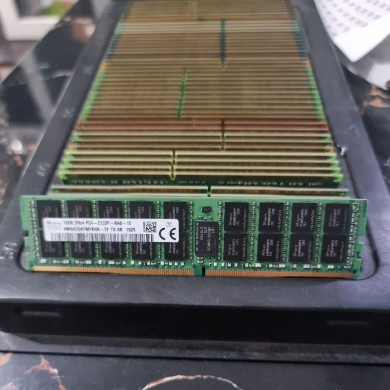 RAM SERVER DDR4 16GB 2R×4 PC4-2133P-RAO-10/HMA42GR7MFR4N-TF TD AB 1529 /MEMORY SKhynix