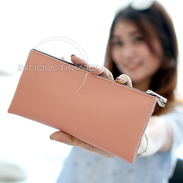 Dompet Wanita import HM-234 dompet Panjang Kulit Import Murah Lucu dompet lipat