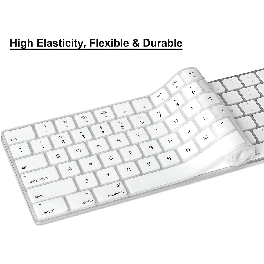 Pelindung Silicone Keyboard Cover Protector for iMac Magic Numeric Keyboard A1843