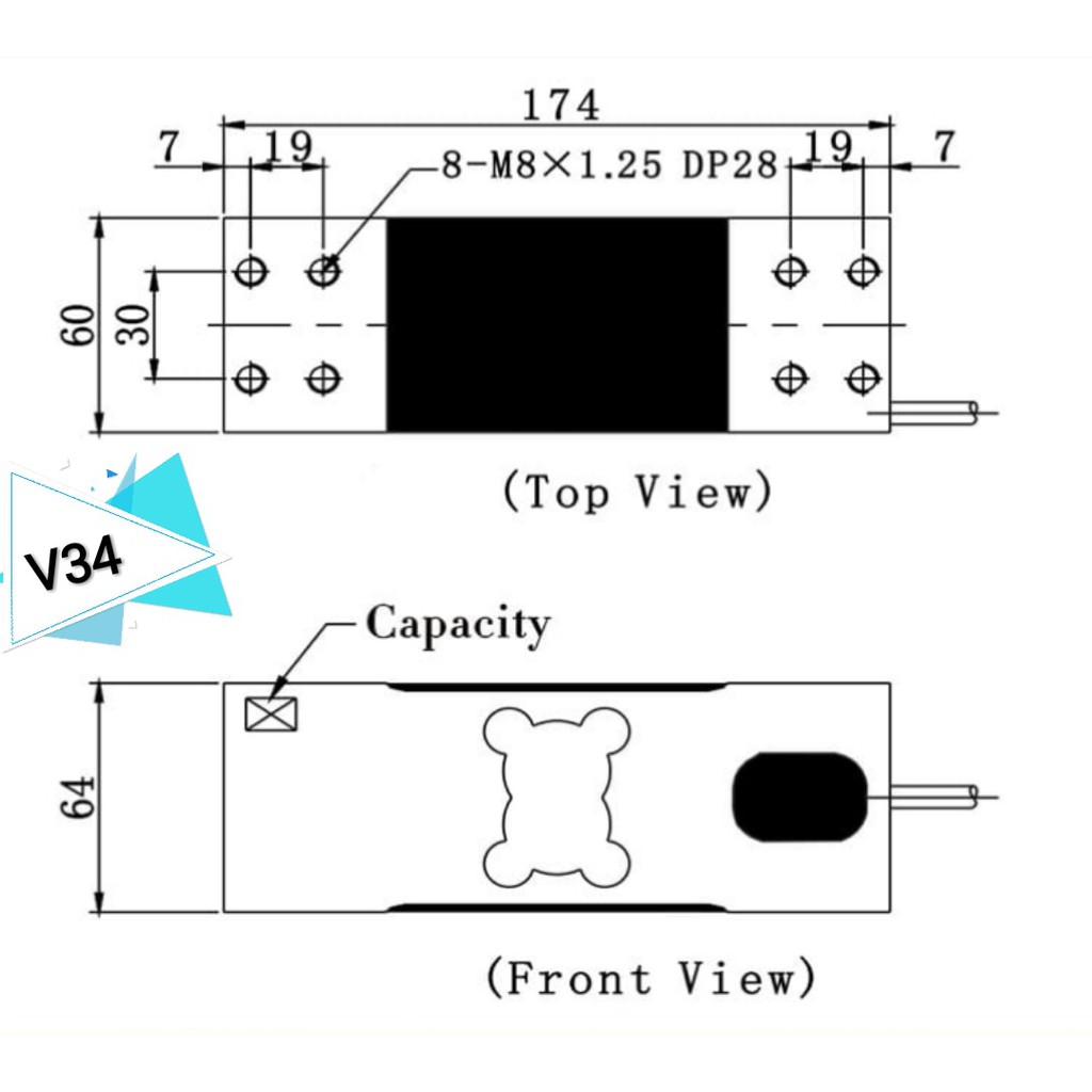 Loadcell Timbangan300KG, 500KG,&amp; 800KG