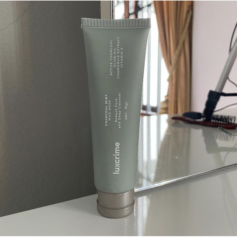 [PRELOVED] Luxcrime Charcoal Mint Mud Mask