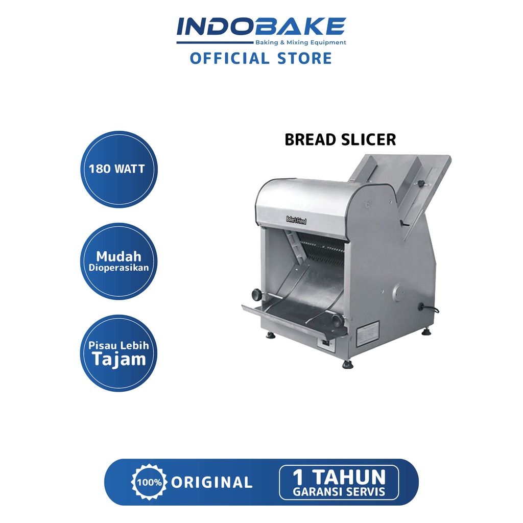 Baker's Friend Bread Slicer - Pemotong Roti Tawar / Mesin Pembagi Roti Tawar Ukuran Pisau 12 mm
