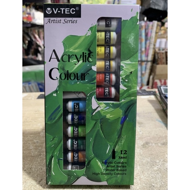 

Cat akrilik VTEC 12 warna