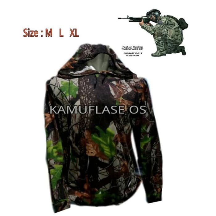 Kaos Panjang Hodie Camo Perbakin