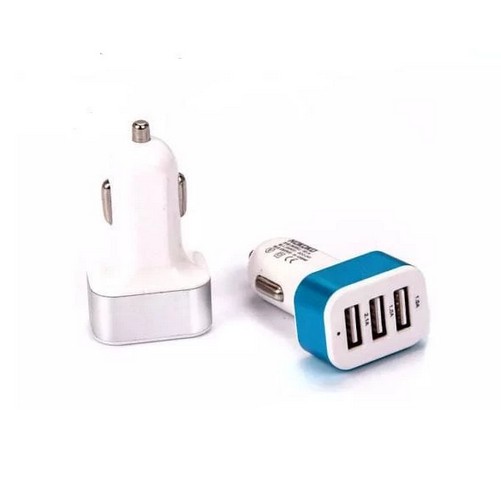 ADAPTOR CAR MOBIL CHARGER CARGER COLOKAN PORT 3 IN 1/ BATOK CAS CASAN USB HP