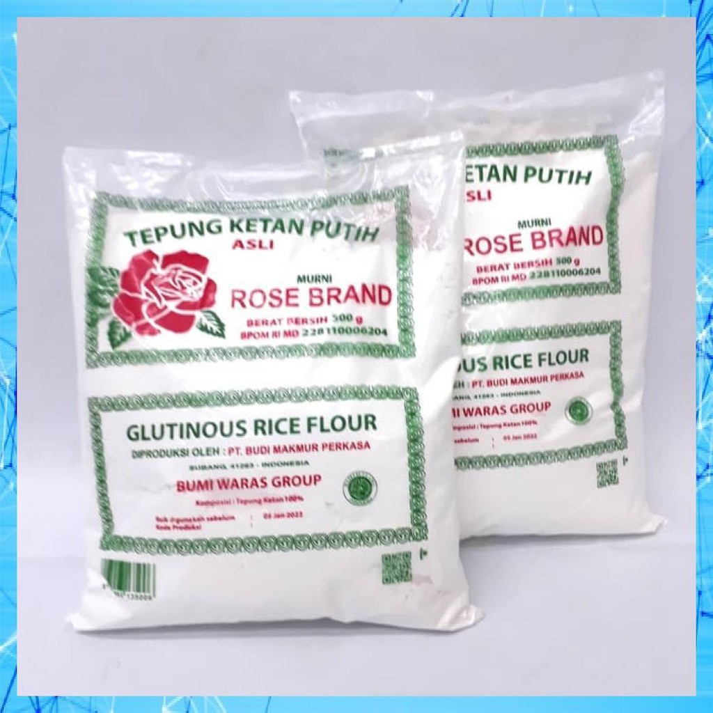 

TEPUNG KETAN PUTIH ROSE BRAND 500 GR