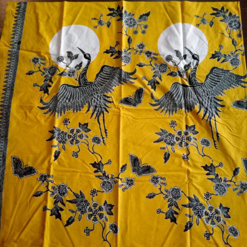 KAIN BATIK MOTIF BURUNG BULAN  KOMBINASI TULUS BATIK PEKALONGAN