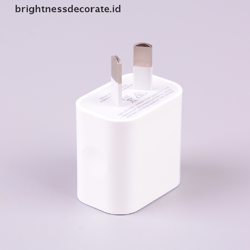 Adapter Charger Power Dual Usb Ac 5v 2a Universal Untuk Travel Au