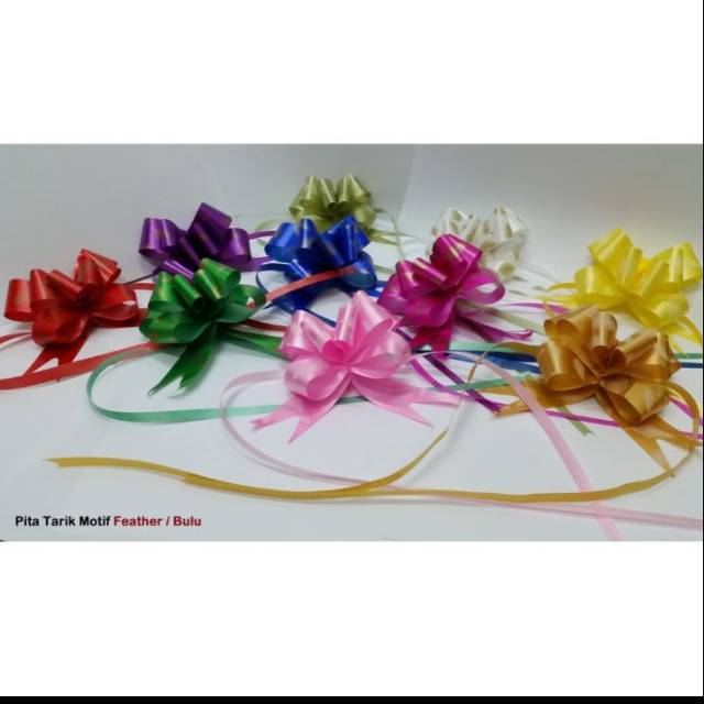 

Pita tarik pita serut pita kado ukuran 23mm