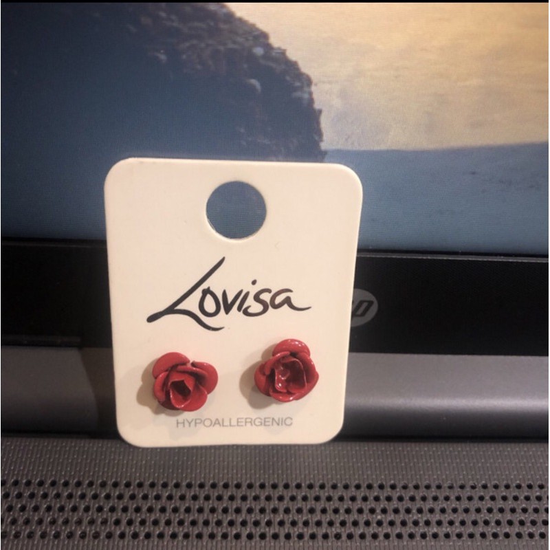 Anting Lovisa Red Rose