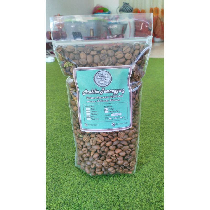 

Kopi Sangray / sangrai Roastbean Arabika Temanggung 1000 Mdpl fruity ( Gn. Sindoro )