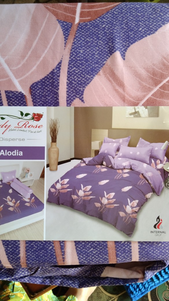 Sprei Lady Rose 160x200 Queen Terlaris Alodia