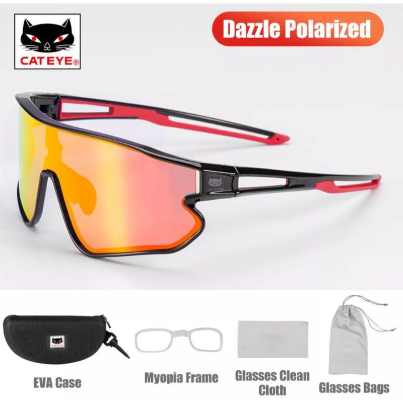 Kacamata sepeda CATEYE polarized dazzle