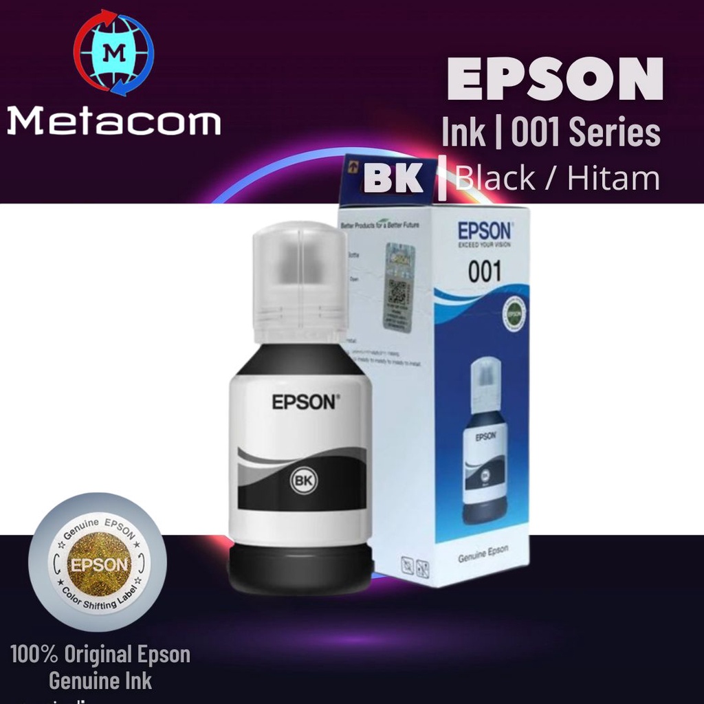 Jual Tinta Epson Black Original Epson Shopee Indonesia